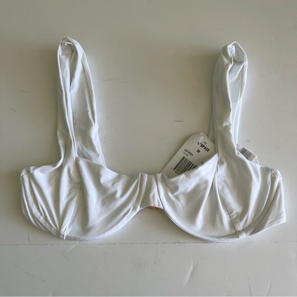 L*Space Tori Underwire Bikini Top WHITE - Picture 2 of 10